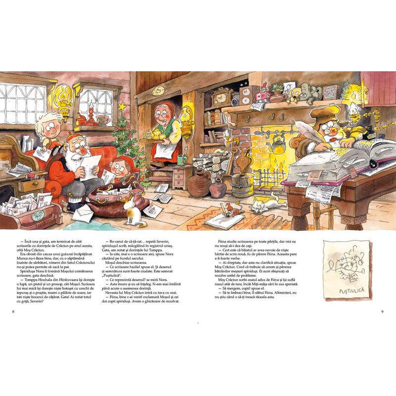 Carti si Birotica - Carti - Carti pentru copii - Basme si povesti - Mos Craciun si toba fermecata de Mauri Kunnas - Infinity.ro