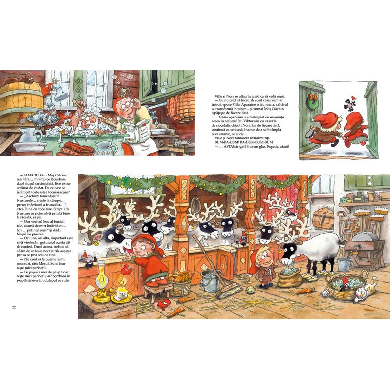 Carti si Birotica - Carti - Carti pentru copii - Basme si povesti - Mos Craciun si toba fermecata de Mauri Kunnas - Infinity.ro