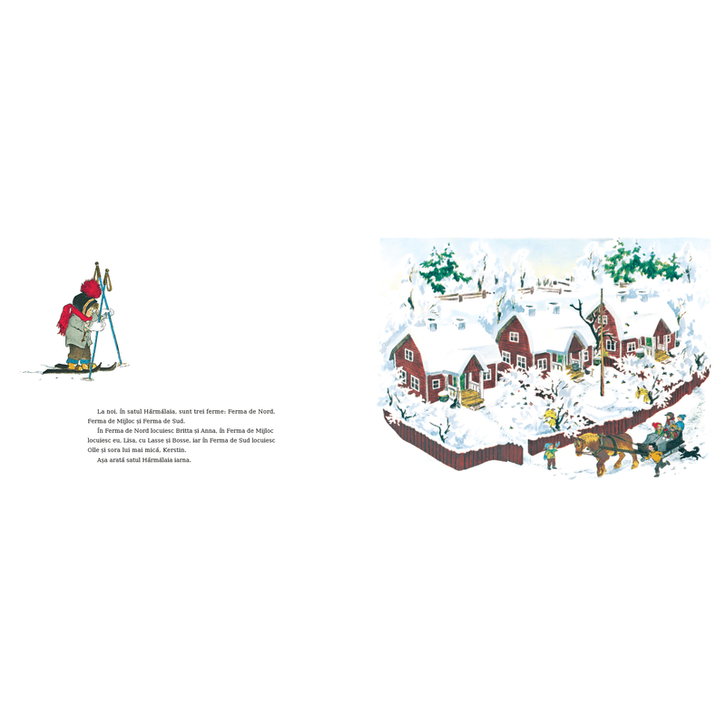 Carti si Birotica - Carti - Carti pentru copii - Basme si povesti - Craciun in satul Harmalaia - de Astrid Lindgren, ilustratii de Ilon Wikland - Infinity.ro