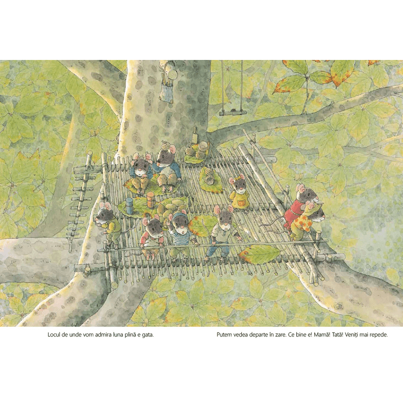 Carti si Birotica - Carti - Carti pentru copii - Basme si povesti - Familia Soricel sub clar de luna - Kazuo Iwamura - Infinity.ro