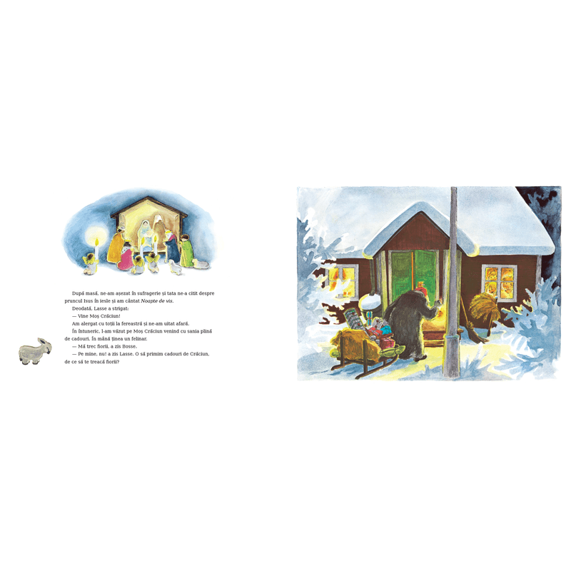 Carti si Birotica - Carti - Carti pentru copii - Basme si povesti - Craciun in satul Harmalaia - de Astrid Lindgren, ilustratii de Ilon Wikland - Infinity.ro