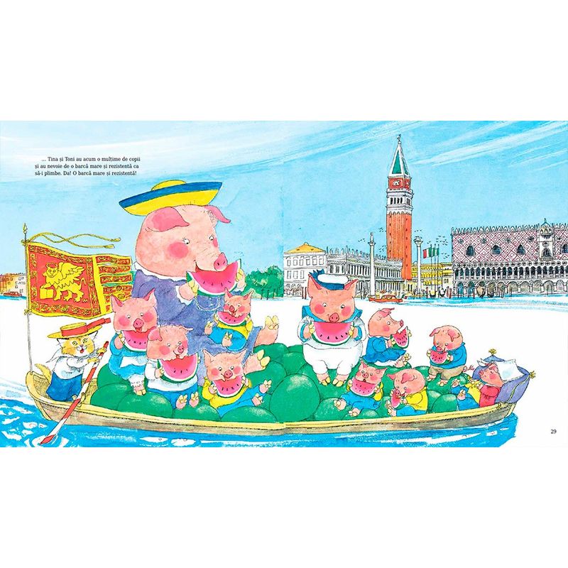 Carti si Birotica - Carti - Carti pentru copii - Basme si povesti - Roata, roata prin lumea toata - Richard Scarry - Infinity.ro