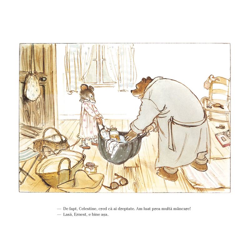 Carti si Birotica - Carti - Carti pentru copii - Basme si povesti - Ernest si Celestine la picnic - Gabrielle Vincent - Infinity.ro