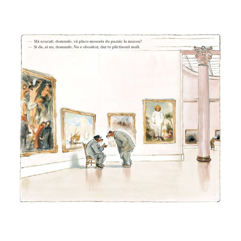 Carti si Birotica - Carti - Carti pentru copii - Basme si povesti - Ernest si Celestine la muzeu - Gabrielle Vincent - Infinity.ro