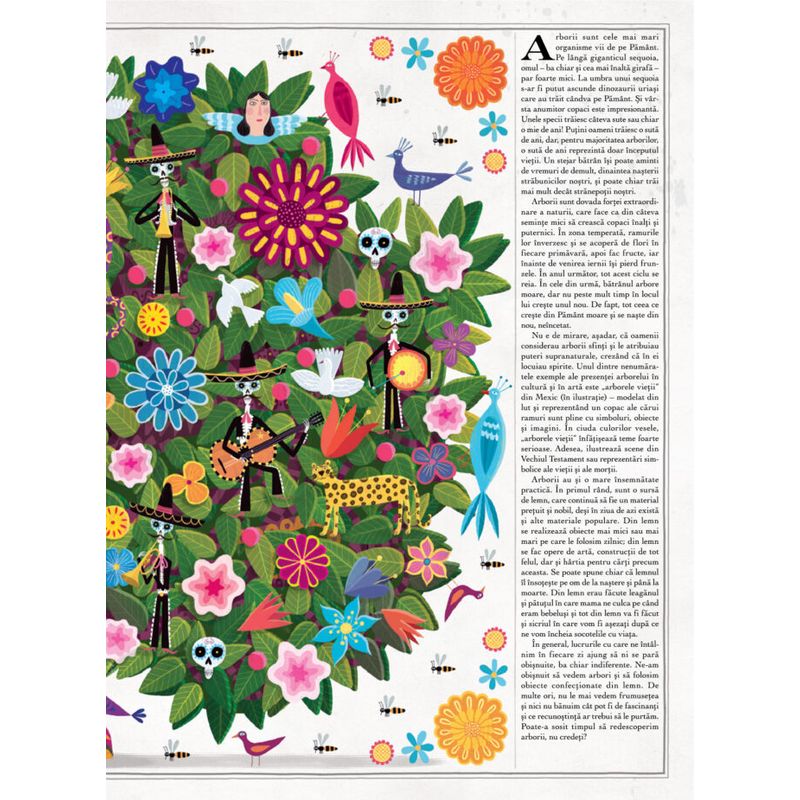 Carti si Birotica - Carti - Carti pentru copii - Basme si povesti - Arborii - carte gigantica, Piotr Socha, Wojciech Grajkowski - Infinity.ro