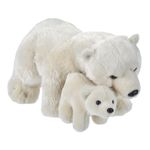 Jucarii, Copii si Bebe - Jucarii si jocuri - Jucarii de plus - Mama si Puiul - Urs Polar - Infinity.ro