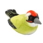Jucarii, Copii si Bebe - Jucarii si jocuri - Jucarii de plus - Pasare cu sunet Ciocanitoare Verde - GREEN WOODPECKER - Infinity.ro