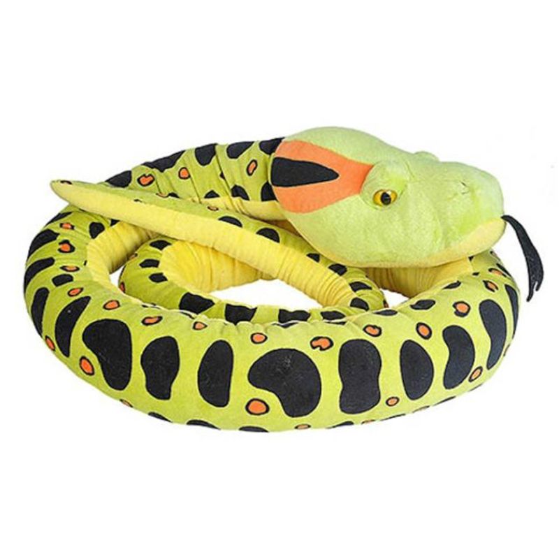 Jucarii, Copii si Bebe - Jucarii si jocuri - Jucarii de plus - Sarpe ANACONDA verde - Jucarie Plus Wild Republic 137 cm - Infinity.ro