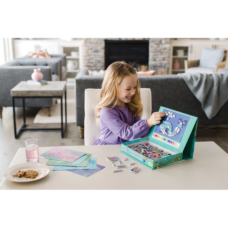 Jucarii, Copii si Bebe - Jucarii si jocuri - Jocuri si puzzle - Jocuri de societate - Mozaic magnetic Insula sirenelor - Sparkle mosaics Mermaid Island - Infinity.ro