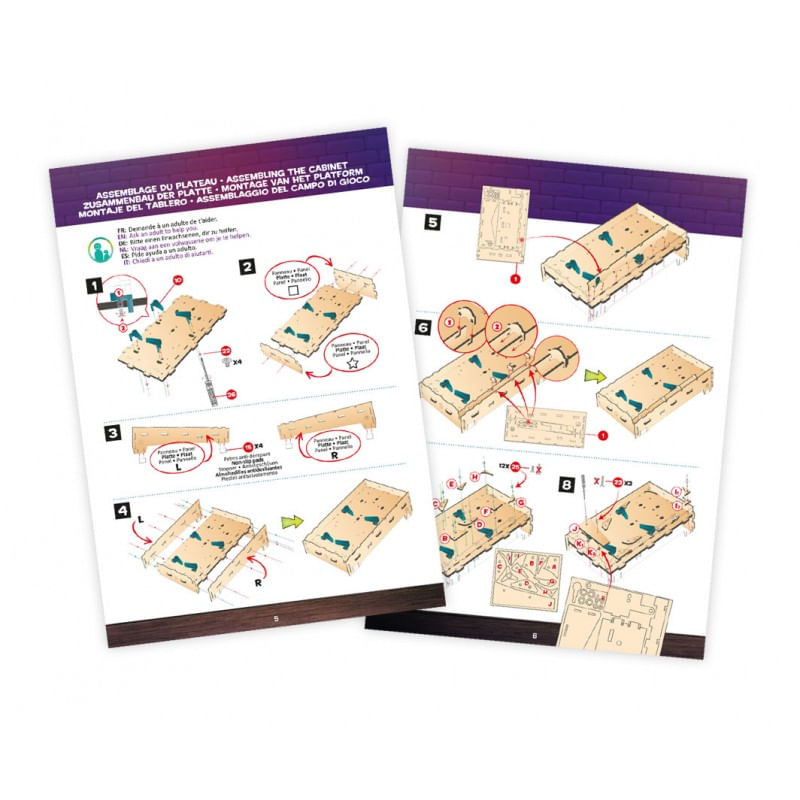 Jucarii, Copii si Bebe - Jucarii si jocuri - Seturi de constructie si cuburi - Seturi de constructie - Aparat de pinball - Set electronic de constructie - Infinity.ro