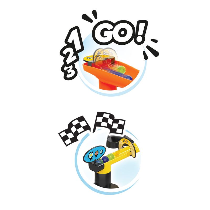 Jucarii, Copii si Bebe - Jucarii si jocuri - Seturi de constructie si cuburi - Seturi de constructie - Joc interactiv de constructie cu bile - Marble Challenge - Infinity.ro