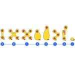 Jucarii, Copii si Bebe - Jucarii si jocuri - Seturi de constructie si cuburi - Seturi de constructie - Set Clixo de construit cu magnet, Itsy pack Flamingo-Turquoise 18 - Infinity.ro