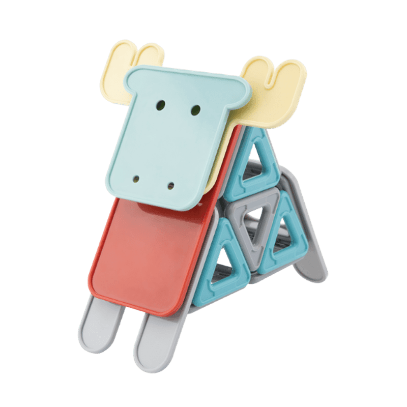 Jucarii, Copii si Bebe - Jucarii si jocuri - Seturi de constructie si cuburi - Seturi de constructie - Set magnetic de construit- Magformers Animale 40 piese - Infinity.ro