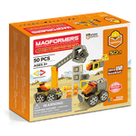 Jucarii, Copii si Bebe - Jucarii si jocuri - Seturi de constructie si cuburi - Seturi de constructie - Set magnetic Magformers, Uimitorul set de construit pe santier - Infinity.ro