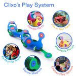 Jucarii, Copii si Bebe - Jucarii si jocuri - Seturi de constructie si cuburi - Seturi de constructie - Set Clixo de construit cu magnet, Itsy pack Blue-Green 18 - Infinity.ro
