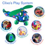 Jucarii, Copii si Bebe - Jucarii si jocuri - Seturi de constructie si cuburi - Seturi de constructie - Set Clixo de construit cu magnet, Itsy pack Blue-Green 30 - Infinity.ro