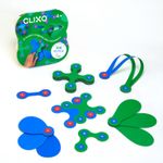 Jucarii, Copii si Bebe - Jucarii si jocuri - Seturi de constructie si cuburi - Seturi de constructie - Set Clixo de construit cu magnet, Itsy pack Blue-Green 18 - Infinity.ro
