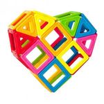 Jucarii, Copii si Bebe - Jucarii si jocuri - Seturi de constructie si cuburi - Seturi de constructie - Set magnetic de construit- Set de baza Magformers 30 piese - Infinity.ro