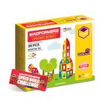 Jucarii, Copii si Bebe - Jucarii si jocuri - Seturi de constructie si cuburi - Seturi de constructie - Set magnetic de construit- Set de baza Magformers 30 piese - Infinity.ro