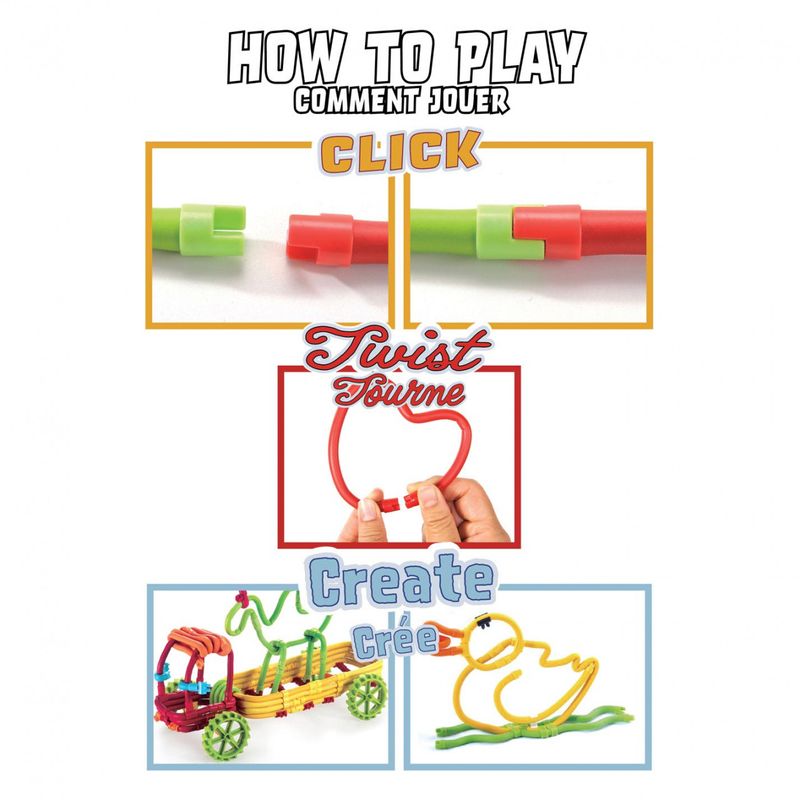 Jucarii, Copii si Bebe - Jucarii si jocuri - Seturi de constructie si cuburi - Seturi de constructie - Set de construit cu magnet Spaghetteez 35 piese - Infinity.ro