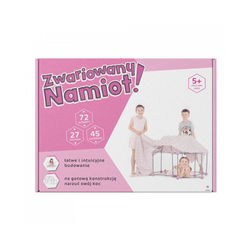 Jucarii, Copii si Bebe - Jucarii si jocuri - Seturi de constructie si cuburi - Seturi de constructie - Kit constructie 3D - Cort pentru copii - gri verde - Copie - Infinity.ro