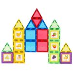 Jucarii, Copii si Bebe - Jucarii si jocuri - Seturi de constructie si cuburi - Seturi de constructie - Set de constructie magnetic 3D - 28 piese - Infinity.ro