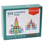Jucarii, Copii si Bebe - Jucarii si jocuri - Seturi de constructie si cuburi - Seturi de constructie - Set de constructie magnetic 3D - 103 piese - Infinity.ro