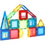 Jucarii, Copii si Bebe - Jucarii si jocuri - Seturi de constructie si cuburi - Seturi de constructie - Set de constructie magnetic 3D - 60 piese - Infinity.ro