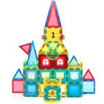 Jucarii, Copii si Bebe - Jucarii si jocuri - Seturi de constructie si cuburi - Seturi de constructie - Set de constructie magnetic 3D - 103 piese - Infinity.ro
