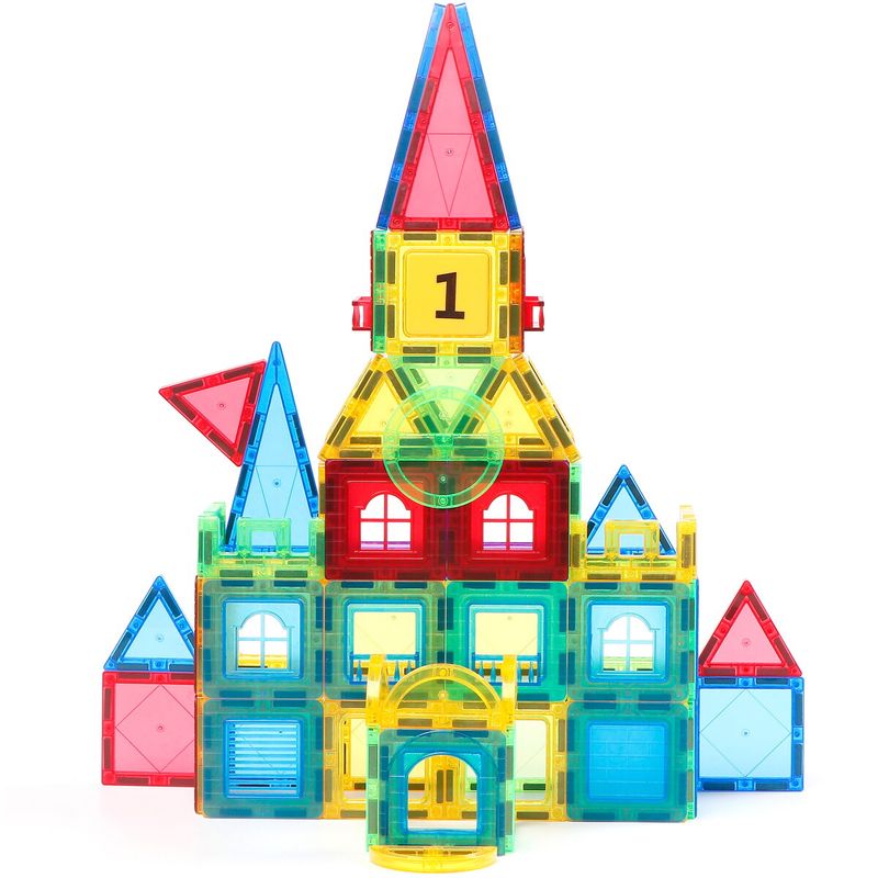 Jucarii, Copii si Bebe - Jucarii si jocuri - Seturi de constructie si cuburi - Seturi de constructie - Set de constructie magnetic 3D - 103 piese - Infinity.ro