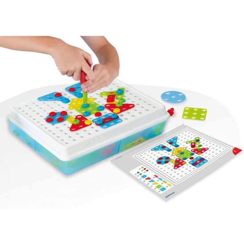 Jucarii, Copii si Bebe - Jucarii si jocuri - Seturi de constructie si cuburi - Seturi de constructie - Joc constructii Mosaic Art Miniland - Infinity.ro