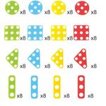 Jucarii, Copii si Bebe - Jucarii si jocuri - Seturi de constructie si cuburi - Seturi de constructie - Joc constructii Mosaic Art Miniland - Infinity.ro