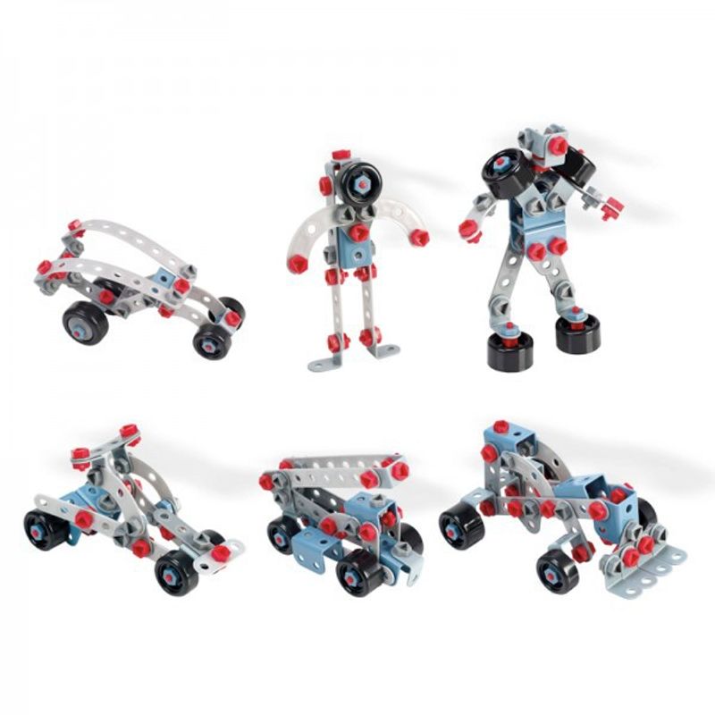Jucarii, Copii si Bebe - Jucarii si jocuri - Seturi de constructie si cuburi - Seturi de constructie - Joc constructii Mecatech Miniland - Infinity.ro