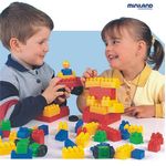 Jucarii, Copii si Bebe - Jucarii si jocuri - Seturi de constructie si cuburi - Seturi de constructie - Joc de constructii Caramizi Miniland 300 buc - Infinity.ro