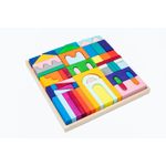 Jucarii, Copii si Bebe - Jucarii si jocuri - Seturi de constructie si cuburi - Seturi de constructie - Set Handmade, Constructor din Lemn Didu - Infinity.ro