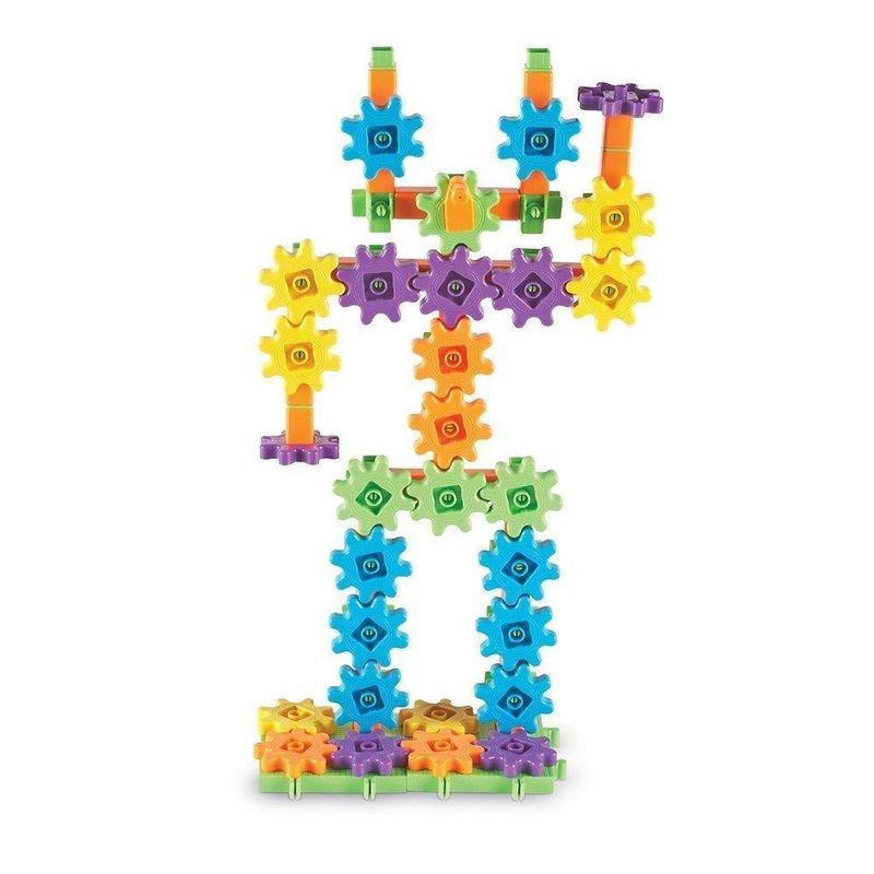 Jucarii, Copii si Bebe - Jucarii si jocuri - Seturi de constructie si cuburi - Seturi de constructie - Setul Constructorului Gears! Gears! Gears! Deluxe - versiunea Super Set - 150 piese - Infinity.ro