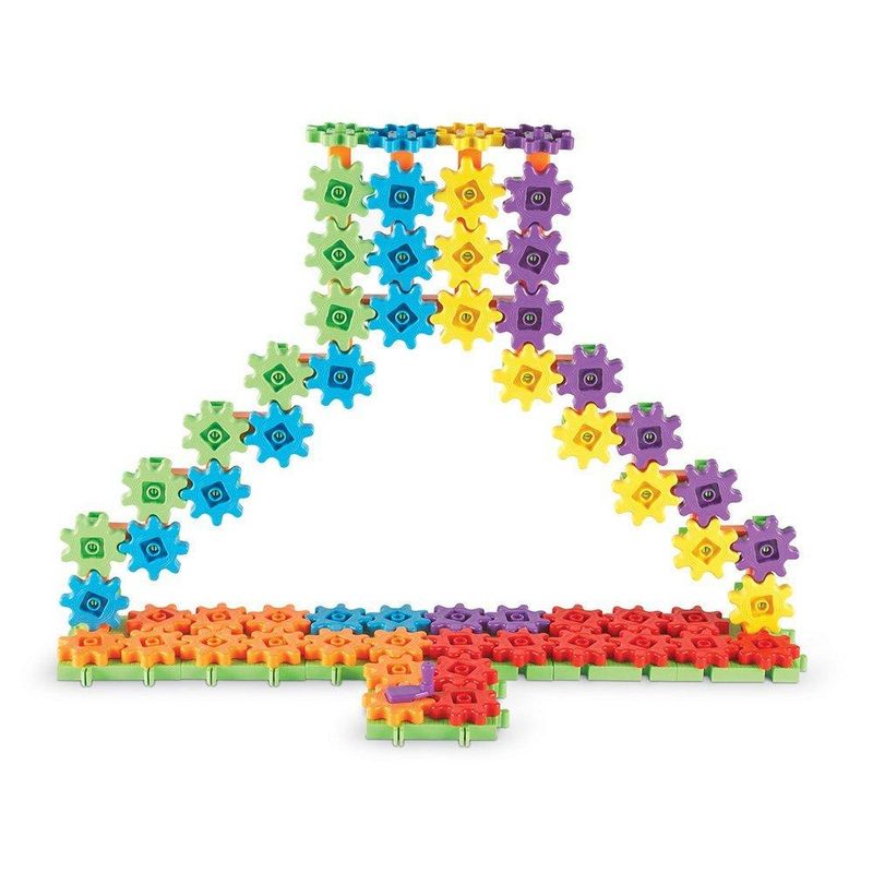 Jucarii, Copii si Bebe - Jucarii si jocuri - Seturi de constructie si cuburi - Seturi de constructie - Setul Constructorului Gears! Gears! Gears! Deluxe - versiunea Super Set - 150 piese - Infinity.ro