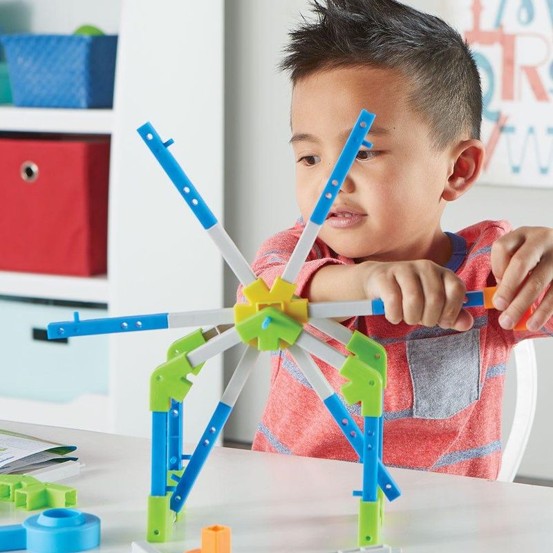 Jucarii, Copii si Bebe - Jucarii si jocuri - Seturi de constructie si cuburi - Seturi de constructie - Set constructie STEM - Micutul inginer - Infinity.ro