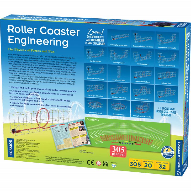 Jucarii, Copii si Bebe - Jucarii si jocuri - Jucarii & jocuri educative - Jucarii interactive - Kit STEM Inginerie pentru roller coaster - Infinity.ro