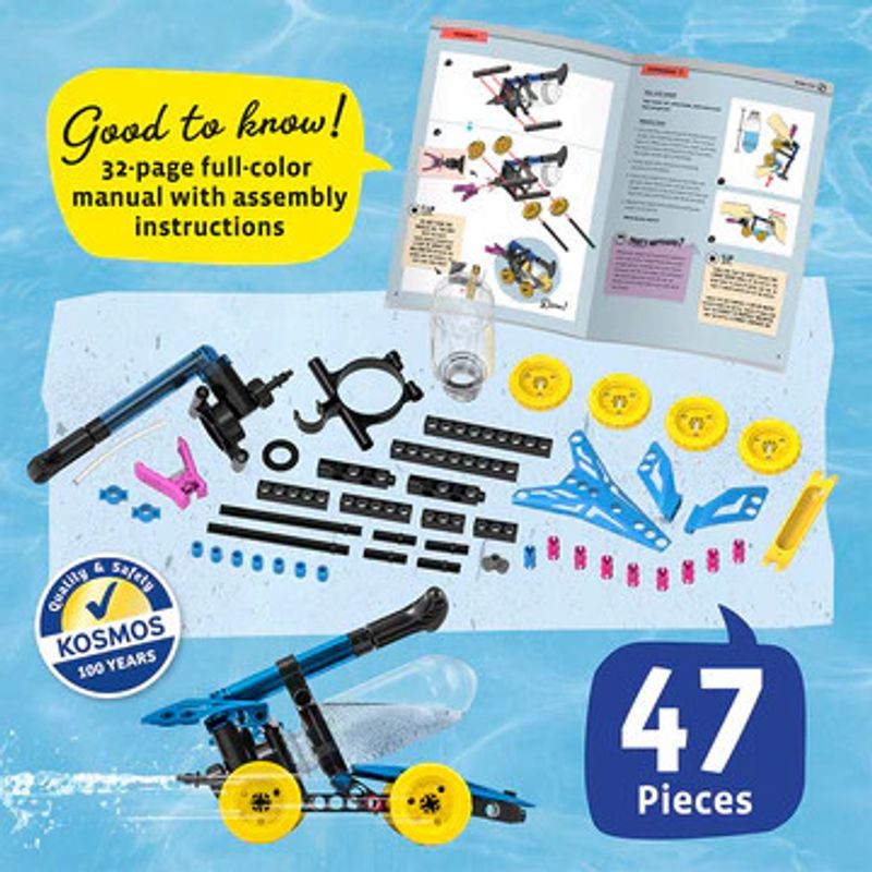 Jucarii, Copii si Bebe - Jucarii si jocuri - Jucarii & jocuri educative - Jucarii interactive - Kit STEM Mecanisme propulsate cu apa - Infinity.ro