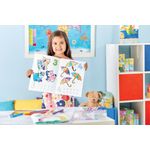 Carti si Birotica - Carti - Carti pentru copii - Carti de colorat - Carte de colorat cu activitati in limba engleza si abtibilduri 1 - 20 - Infinity.ro