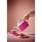 Casa si Gradina - Bucatarie si vesela - Vase pentru gatit - Ceainice si infuzoare - Ceainic Chique roz, portelan,180ml - Infinity.ro