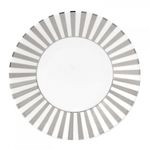 Casa si Gradina - Bucatarie si vesela - Vesela si tacamuri - Farfurii si boluri - Farfurie desert, portelan Jasper Conran Platinum stripe, 23cm - Infinity.ro