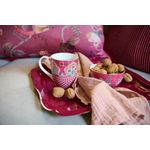 Casa si Gradina - Bucatarie si vesela - Cani si pahare - Cani si cesti - Cana portelan mic dejun, Flower Festival Red, 350ml - Infinity.ro