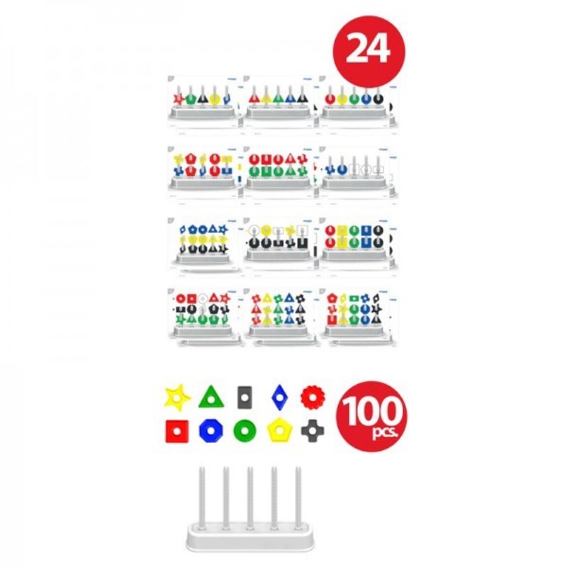 Jucarii, Copii si Bebe - Jucarii si jocuri - Jucarii & jocuri educative - Jocuri si jucarii educative - Numaratoare Abacolor cu forme si activitati - Infinity.ro