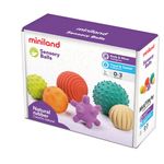 Jucarii, Copii si Bebe - Jucarii si jocuri - Jucarii & jocuri educative - Jocuri si jucarii educative - Set 6 mingi senzoriale din cauciuc natural ECO pentru bebelusi - Infinity.ro