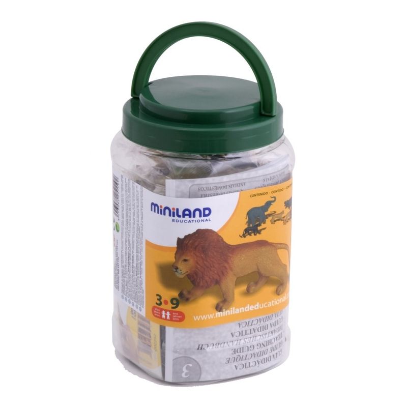 Jucarii, Copii si Bebe - Jucarii si jocuri - Figurine - Animale salbatice set de 9 figurine - Miniland - Infinity.ro