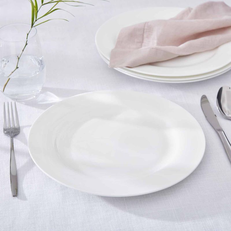 Casa si Gradina - Bucatarie si vesela - Vesela si tacamuri - Farfurii si boluri - Farfurie cina, portelan Serendipity White, 27cm - Infinity.ro