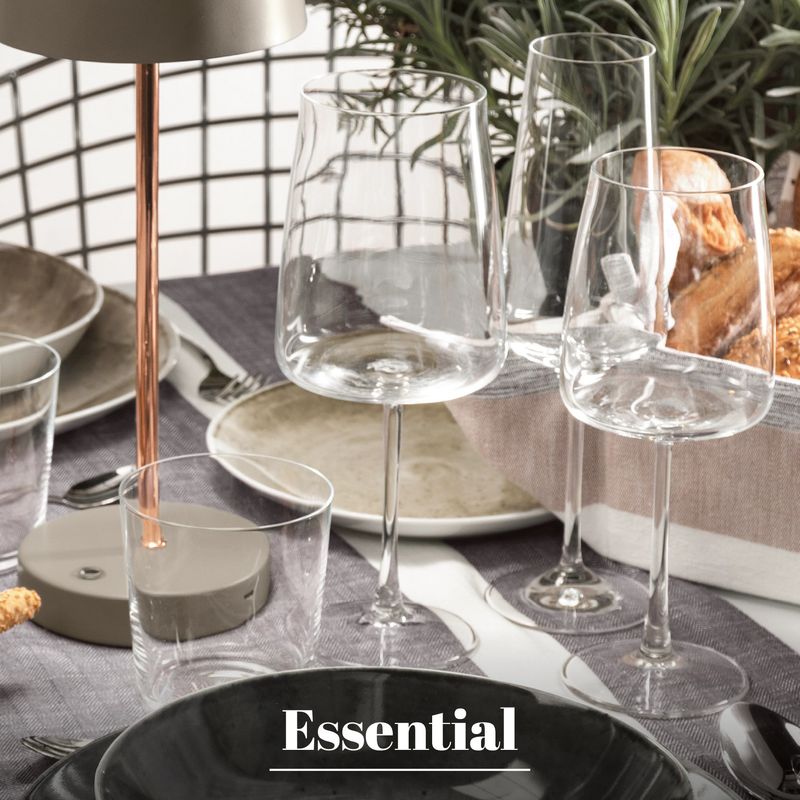Casa si Gradina - Bucatarie si vesela - Cani si pahare - Pahare - Set 6 pahare pentru vin rosu, din cristal, Essential, dim7x22,5H - Infinity.ro