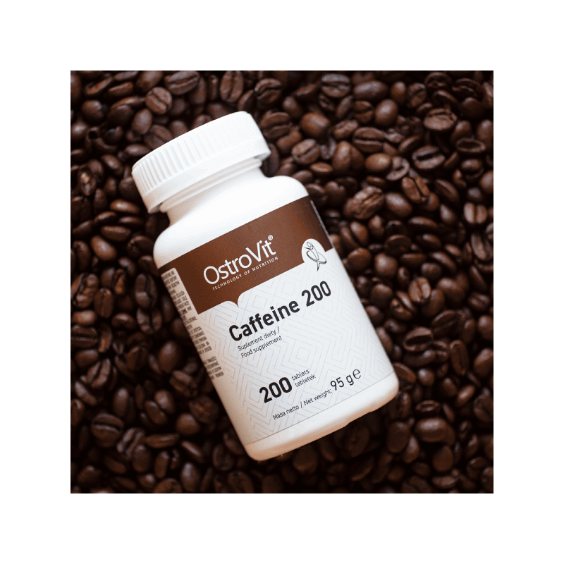 Ingrijire personala si Cosmetice - Sanatate si wellness - Suplimente alimentare - Vitamine si minerale - OstroVit Caffeine 200 mg 200 Tablete, inlocuitor cafea - Infinity.ro